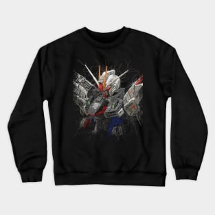 Freedom Gundam ZGMF X10A Scribble Artwork Crewneck Sweatshirt